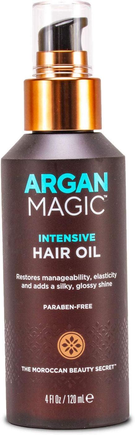 Hair oil enriched with argan magic